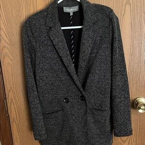 Daniel Rainn Black and White double breasted blazer. XS